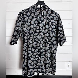 Tori Richard Honolulu 100% Cotton Lawn Hawaiian Shirt | XL | Tropical Fish Print